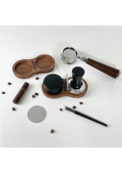 Evrensel Kahve Gereçleri Saklama Tabanı, 51-58MM Ceviz Toz Dağıtıcı ve Su Dağıtım Ağı (Yurt Dışından) indirimleri