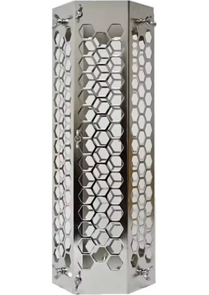 Açık Hava Baca Ağı Kamp Sıcak Çadır Odun Sobası Ayarlanabilir Vida Çubuğu (Yurt Dışından)