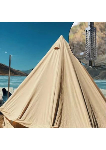 Açık Hava Baca Ağı Kamp Sıcak Çadır Odun Sobası Ayarlanabilir Vida Çubuğu (Yurt Dışından) fiyatları