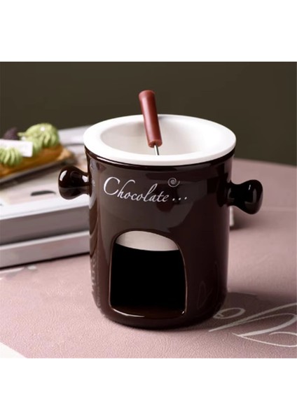 Fondü Kupa Seramik Çikolata Eritme Fondü Tenceresi Çikolata Fondü Kupaları Atıştırmalık Şekerleme Çikolata Eritme Tenceresi Kırmızı (Yurt Dışından) fiyatları