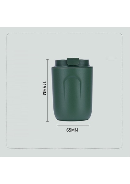 Paslanmaz Çelik Kahve Kupası Seyahat Kupası Çift Duvarlı Vakumlu Kupa Tekrar Kullanılabilir Sıcak Su Kupası 220ML Beyaz (Yurt Dışından) fiyatları