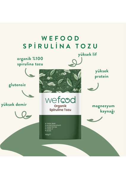 Organik Spirulina Tozu 100 gr 8681749104406 modelleri