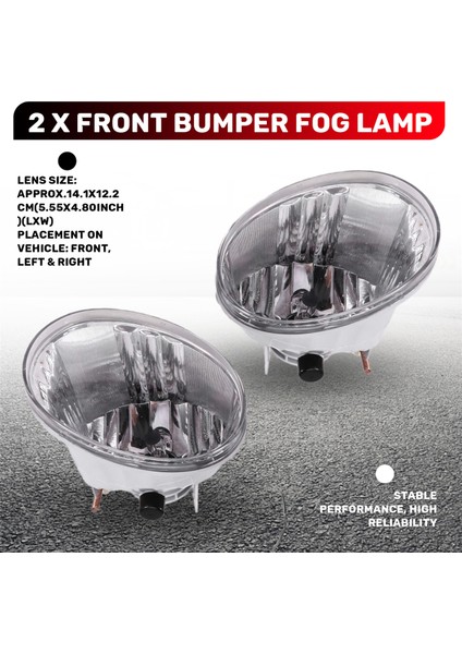 Ön Tampon Sis Lambası Toyota Rav4 2004 2005 Avalon 2005 - 2007 Hilux Vigo Şeffaf Len Alt Tampon Sis Lambası (Yurt Dışından) fırsatları