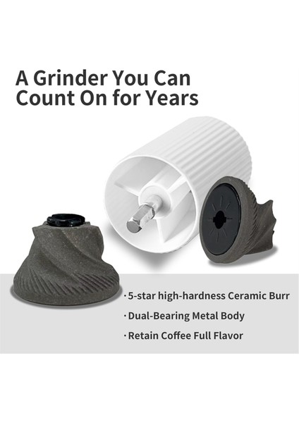20 Öğütme Ayarlı Taşınabilir Manuel Kahve Öğütücü, Espresso Için El Kranklı Kahve Öğütücü, Ofis Seyahati Için (Yurt Dışından) indirimleri