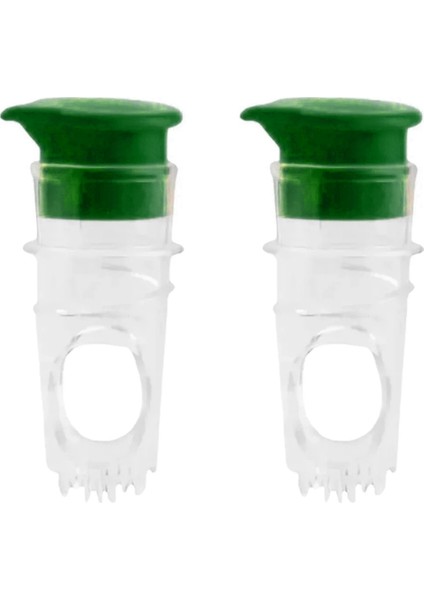 2 Adet Manuel Limon Suyu Sıkma Plastik Narenciye Sıkacağı Meyve Dökme Aracı Yeşil (Yurt Dışından)