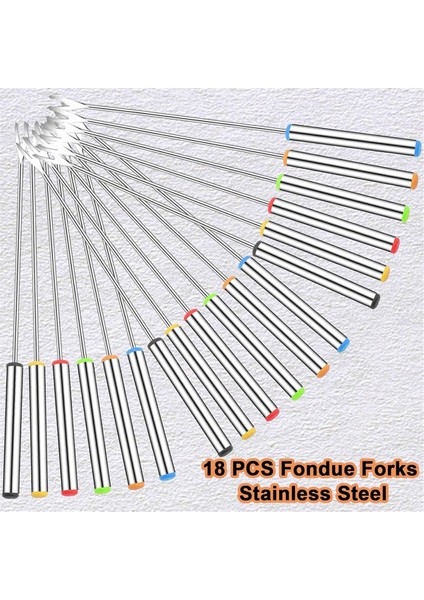 Peynir Çikolata Kavrulmuş Hatmi Tatlı Et Için Isıya Dayanıklı Saplı Fondü Çatalı (Yurt Dışından) indirimleri