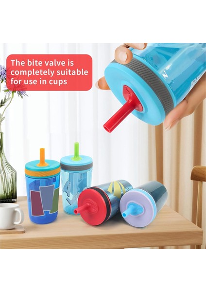 Zak Designs Kelso 15 Oz Su Şişesi Için Yedek Pipetler ve Isırma Vanası, Yeniden Kullanılabilir Pipetler Bardak Yedek Pipetleri (Yurt Dışından) indirimleri