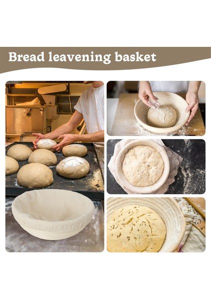 Yuvarlak Ekşi Maya Mayalama Sepeti Seti Ekmek Yapma Sepeti Ekmek Mayalama Sepeti Seti, Ekşi Maya Pişirme Malzemeleri (Yurt Dışından) modelleri