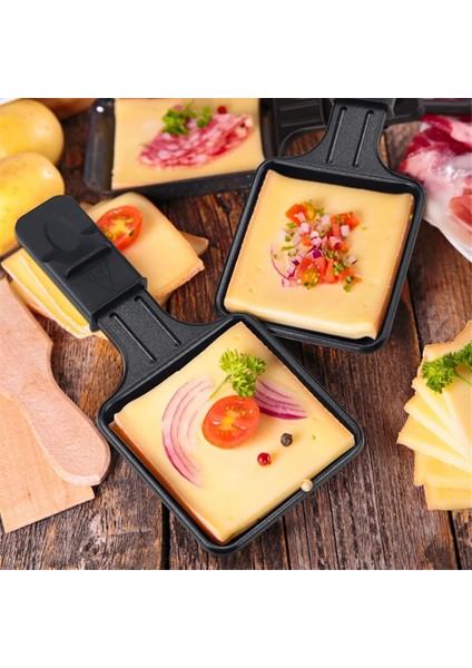 Yapışmaz Raclette Tavaları, Mini Kare Raclette, Tefal Raclette Makinesiyle Uyumlu, Ergonomik Tasarım ve Kolay Temizlenir (Yurt Dışından) indirimleri