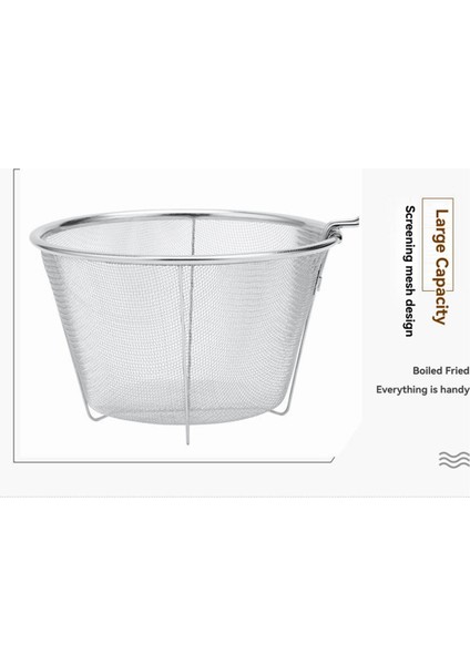 Katlanabilir Kızartma Sepeti Örgü Kap 7 Inç Kızartma ve Yiyecek Sunumu Için Saplı Katlanabilir Derin Fritöz Sepeti (Yurt Dışından) modelleri