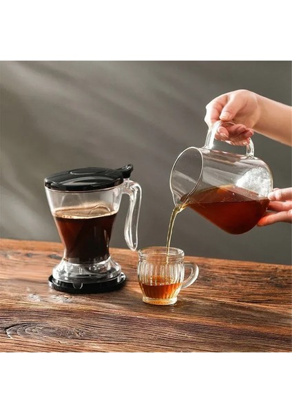 Kapaklı Büyük Kapasiteli Kahve Filtre Kupası - El Demleme Damlama Kahve ve Çay Demleme Aparatı, Espresso Pot, Buzlu Içecekler Için Ideal (Yurt Dışından) fırsatları