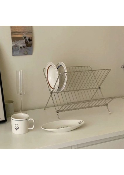 Drenaj Rafı Bulaşıklar Katlanabilir Mutfak Ev Depolama Kurutma Bulaşık Rafı Çok Işlevli Mutfak Rafı Al (Yurt Dışından) indirimleri