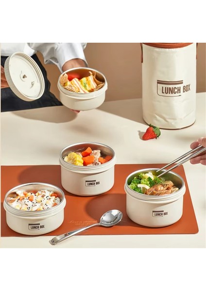 Paslanmaz Çelik Isı Yalıtımlı Öğle Yemeği Kutusu, Yalıtım Çantalı Yemek Kabı, Sıcak ve Soğuk Yemekler Için Gıda Saklama B (Yurt Dışından) fırsatları