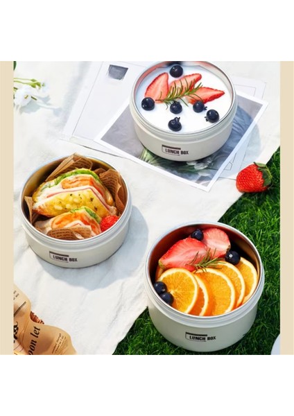 Paslanmaz Çelik Isı Yalıtımlı Öğle Yemeği Kutusu, Yalıtım Çantalı Yemek Kabı, Sıcak ve Soğuk Yemekler Için Gıda Saklama B (Yurt Dışından) indirimleri