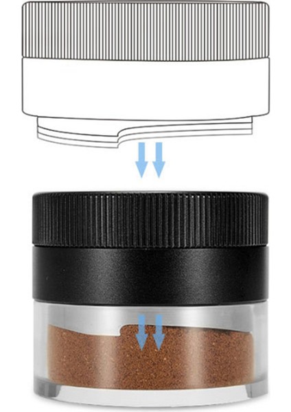 Kahve Dağıtıcı Tamper Dört Kürek Taban Çelik Toz Çekiç Aksesuar Kendiliğinden Boşalan Kahve Tozu Dağıtıcı 58.35MM (Yurt Dışından) fırsatları
