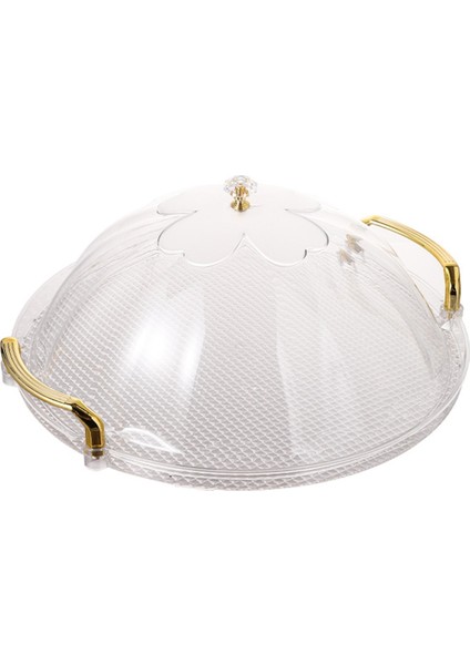 Pasta Standı, Kapaklı Yuvarlak Tepsi, Saplı Çok Amaçlı Tepsi Çay Kahvaltı Ofis Sehpa Ekstra Büyük (Yurt Dışından)