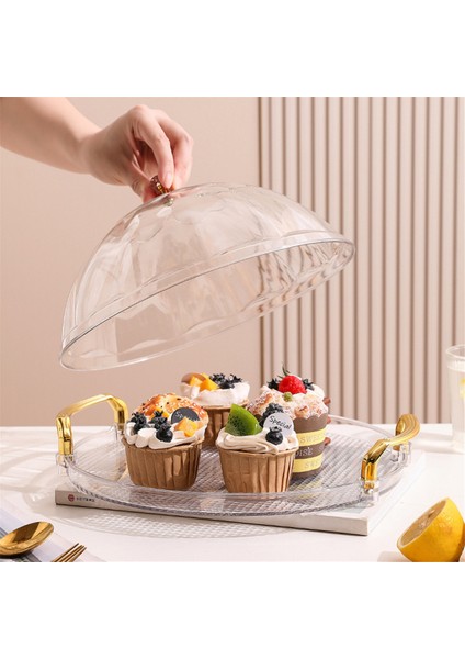 Pasta Standı, Kapaklı Yuvarlak Tepsi, Saplı Çok Amaçlı Tepsi Çay Kahvaltı Ofis Sehpa Ekstra Büyük (Yurt Dışından) modelleri