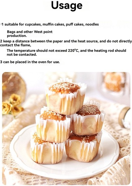 100 Adet Kare Kek Kapları, Yapışmaz Isıya Dayanıklı Kağıt Pişirme Kapları Tatlılar Için, Yağ Geçirmez Fırın Güvenli (Yurt Dışından) indirimleri