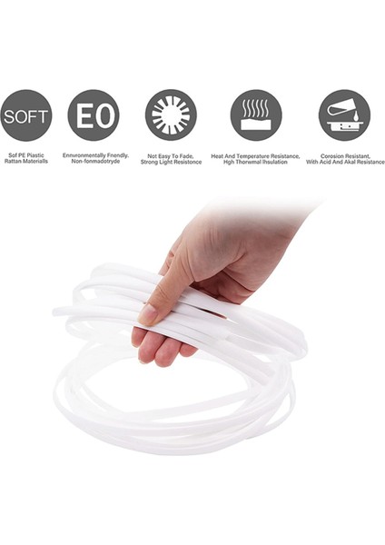 Hasır Onarım Malzemesi Düz Sentetik Rattan Dokuma Malzemesi Plastik Rattan Örgü Onarım Sandalye Masa, Depolama Sepeti (Yurt Dışından) modelleri