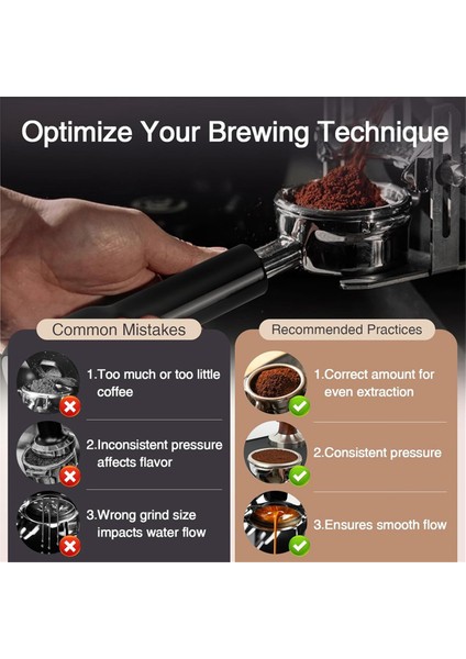 Breville Barista Express Barista Pro Espresso Makineleri Için 54 mm Dipsiz Portafiltre, Puck Ekranı, 3 Kulaklı Başlık (Yurt Dışından) fırsatları