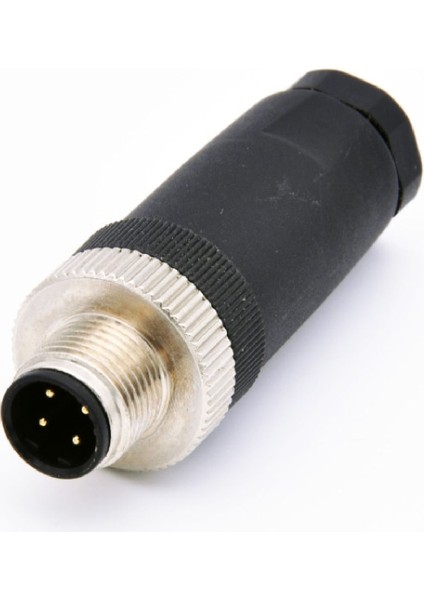 M12PG-4K ,M12/4-PIN Düz Erkek Soket