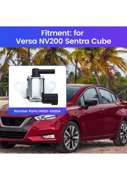 Araba Karbon Kanister Solenoid Valfi Buhar Kanisteri Temizleme Solenoid Valfi 14930-EN20A Nissan Versa NV200 Sentra Cube (Yurt Dışından) fırsatları