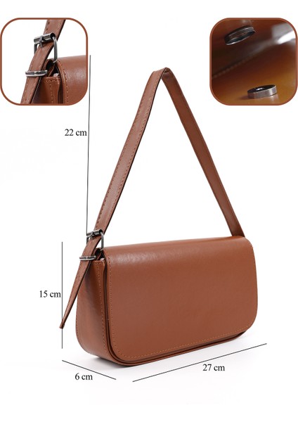 Taba SHK183 Kapaklı Suni Deri Ayarlanabilir Askılı Baget Model El, Kol ve Omuz Çantası fırsatları