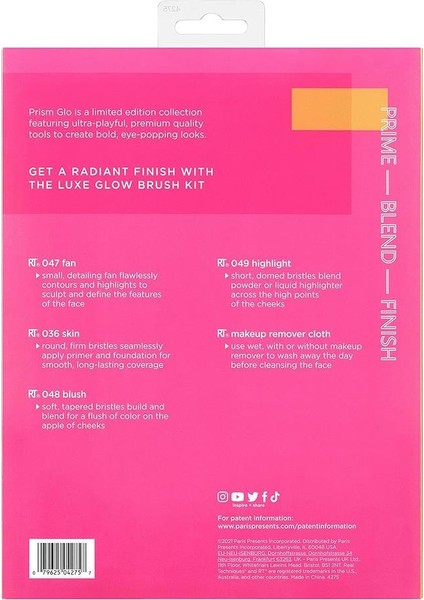 Limited Edition Prism Glo Luxe Glow Fırça Seti