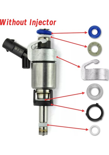24 Adet/4 Takım Yakıt Enjektör Memesi O-Ring Conta Tamir Takımı 06H998907A Audi A4 Q5 Vw Golf Jetta cc 1.8 2.0t 06J998 907A (Yurt Dışından) indirimleri
