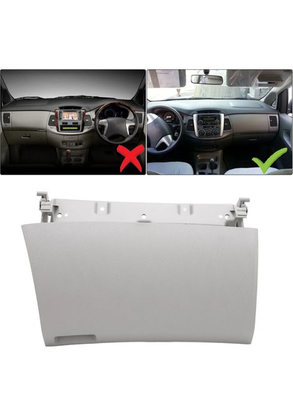 55440-0K040-A0 Gri Gösterge Paneli Eldiven Kutusu Üst Paneli Toyota Innova 06-15 Lhd Yolcu Saklama Kutusu Panel Kapağı 554400K040 (Yurt Dışından) fırsatları