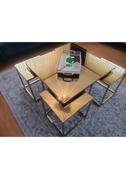 Kare Pizza Orta Sehpa