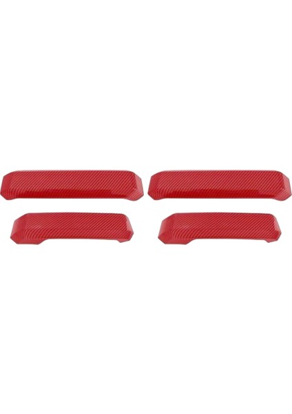 Araba Iç Kapı Tutma Kolu Kapı Kolu Trim Kapağı Ford F150 2015-2020 Araba Iç Aksesuarları Kırmızı (Yurt Dışından)