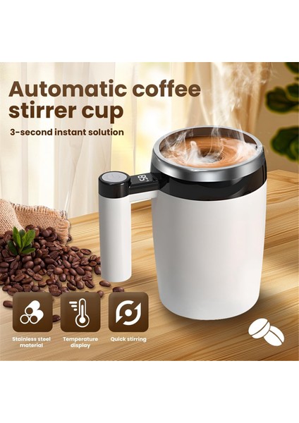 Otomatik Manyetik Karıştırma Kahve Kupası, Sıcaklık Pil Lcd'li Kendiliğinden Karışan Kahve Kupası, Şarj Edilebilir Kahve Kupası B (Yurt Dışından) modelleri