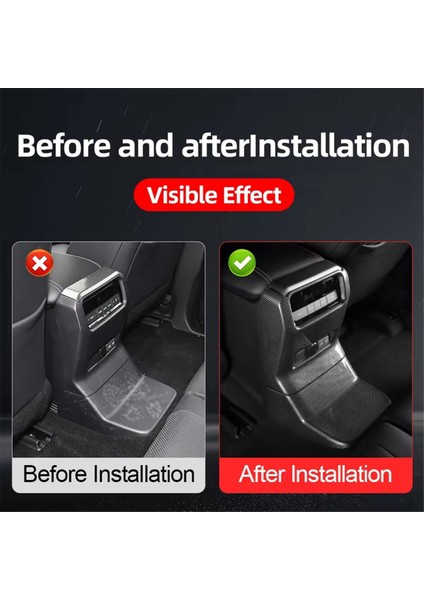 Toyota Prado LC250 2024 Modifikasyon Parçaları Yüksek Kaliteli Arka Anti-Kick Pad Klima Anti-Kick Plaka Kapağı (Yurt Dışından) indirimleri