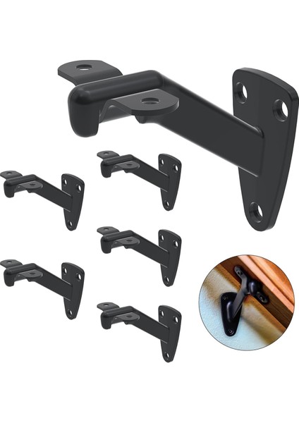 Merdiven Korkuluk Braketleri - Iç Mekan Merdivenleri Veya Dış Mekan Merdiven Desteği Için 6 Adet Korkuluk Braketi, Korkuluk Braketleri (Yurt Dışından) fiyatları