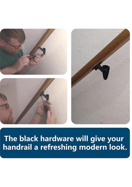 Merdiven Korkuluk Braketleri - Iç Mekan Merdivenleri Veya Dış Mekan Merdiven Desteği Için 6 Adet Korkuluk Braketi, Korkuluk Braketleri (Yurt Dışından) modelleri