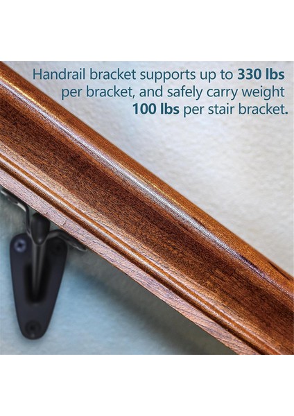 Merdiven Korkuluk Braketleri - Iç Mekan Merdivenleri Veya Dış Mekan Merdiven Desteği Için 6 Adet Korkuluk Braketi, Korkuluk Braketleri (Yurt Dışından) indirimleri