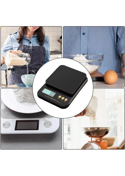 Dijital Mutfak Terazisi Yüksek Hassasiyetli Çok Işlevli Foodscale Dijital Terazi Foodscale LCD Yüksek Çözünürlüklü Ekranlı (Yurt Dışından) indirimleri