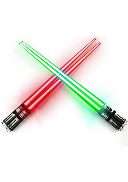Light Up Lightsaber Çubuk Seti, 2 Çift, Kırmızı Yeşil (Yurt Dışından) fiyatları