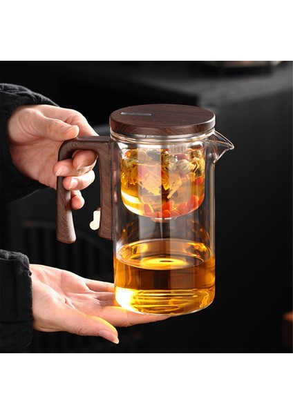 Manyetik Filtrelemeli Çaydanlık - Otomatik Çay Ayırma, Küçük Bel Tasarımı, Ofis Kullanımı Için Cam Çaydanlık (Yurt Dışından) modelleri
