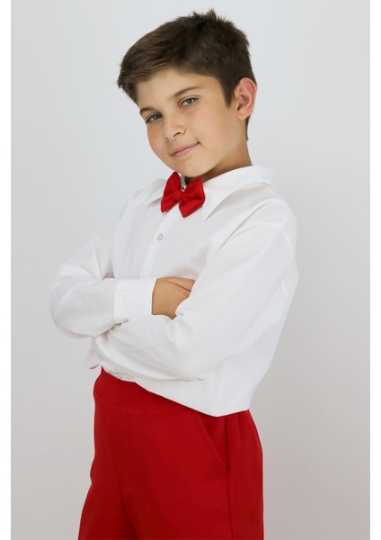 Erkek Çocuk Milano Papyonlu Alt Üst Takım 23 Nisan 29 Ekim 10 Kasım 19 Mayıs Gösteri Kıyafetleri fiyatları