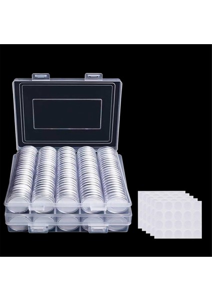 240 Adet 30MM Madeni Para Kapsülleri Koleksiyoncular Için Madeni Para Tutucuları, Köpük Contalı 5 Boyut (17/20/25/27/30MM) Madeni Para Kutusu (Yurt Dışından) fiyatları