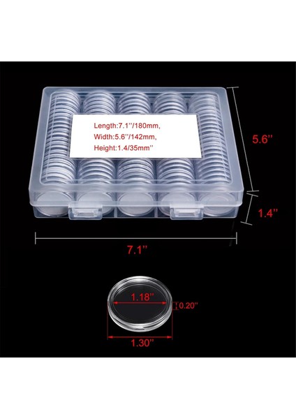 240 Adet 30MM Madeni Para Kapsülleri Koleksiyoncular Için Madeni Para Tutucuları, Köpük Contalı 5 Boyut (17/20/25/27/30MM) Madeni Para Kutusu (Yurt Dışından) fırsatları