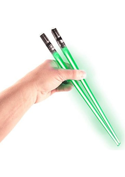 Light Up Lightsaber Çubuk Seti, 2 Çift, Kırmızı Yeşil (Yurt Dışından) fırsatları