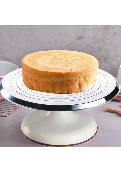 Pasta Yapımı Için Pasta Döner Tablası 12 Inç Alüminyum Alaşımlı Sabit Dönme Çıkarılabilir ve Kolay Temizlenebilir Pişirme Kabı (Yurt Dışından) fiyatları