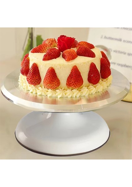 Pasta Yapımı Için Pasta Döner Tablası 12 Inç Alüminyum Alaşımlı Sabit Dönme Çıkarılabilir ve Kolay Temizlenebilir Pişirme Kabı (Yurt Dışından) modelleri