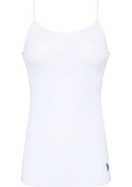 Lisanslı Pamuklu Kadın Ip Askılı Atlet 2 Adet / Beyaz modelleri