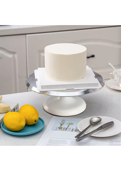 Pasta Yapımı Için Pasta Döner Tablası 12 Inç Alüminyum Alaşımlı Sabit Dönme Çıkarılabilir ve Kolay Temizlenebilir Pişirme Kabı (Yurt Dışından) indirimleri