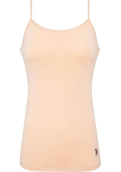 Lisanslı Pamuklu Kadın Ip Askılı Atlet 2 Adet / Ten fiyatları