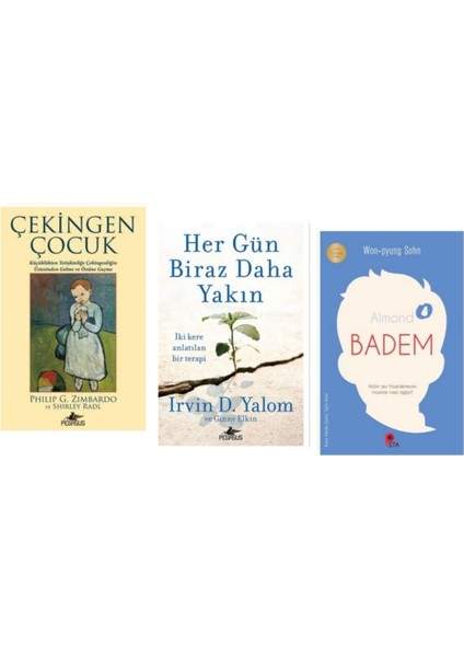 Set Çekingen Çocuk - Her Gün Biraz Daha Yakın - ( Badem Kitabı Hediye)